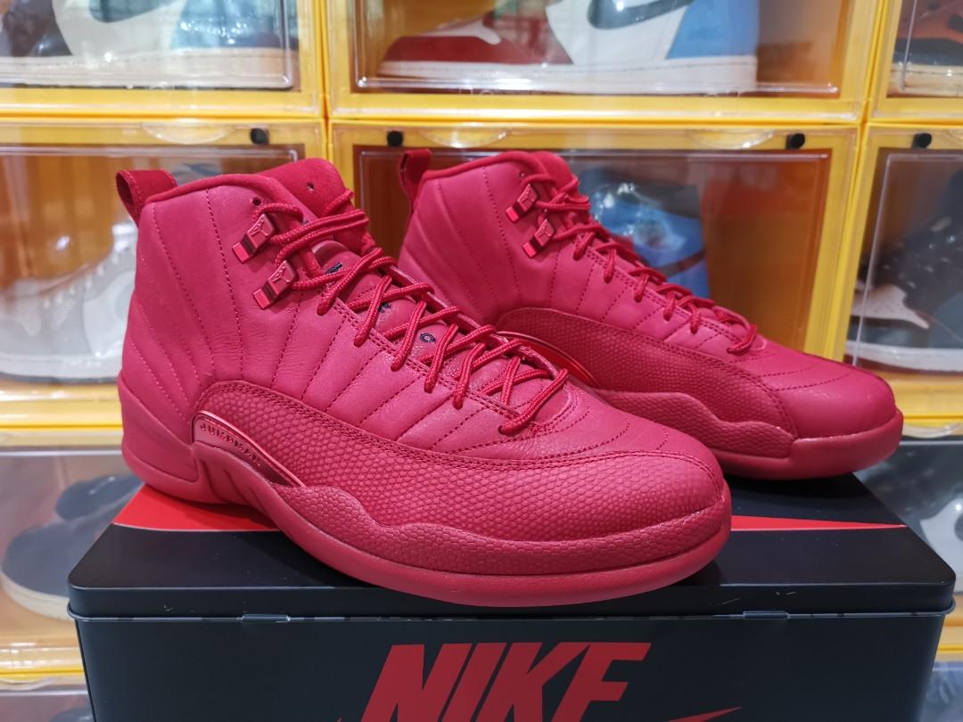 fake jordan 12 gym red