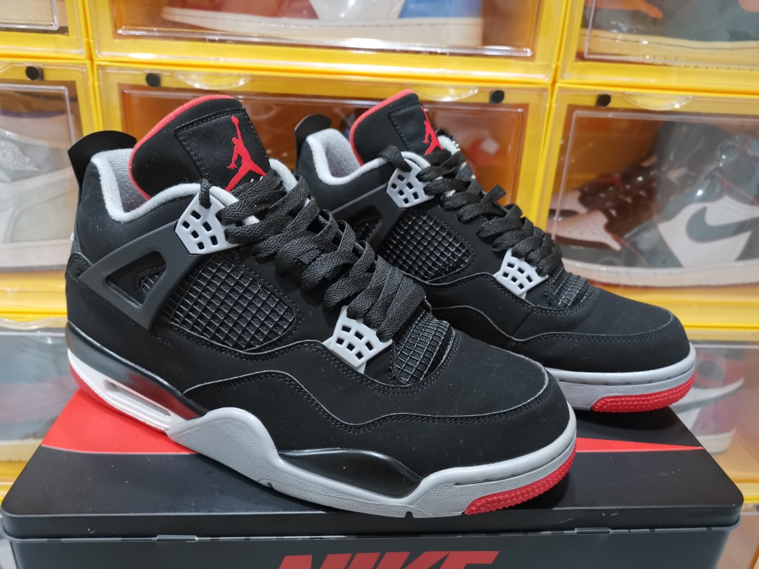 Nike air jordan new arrivals retro 4 bred 219