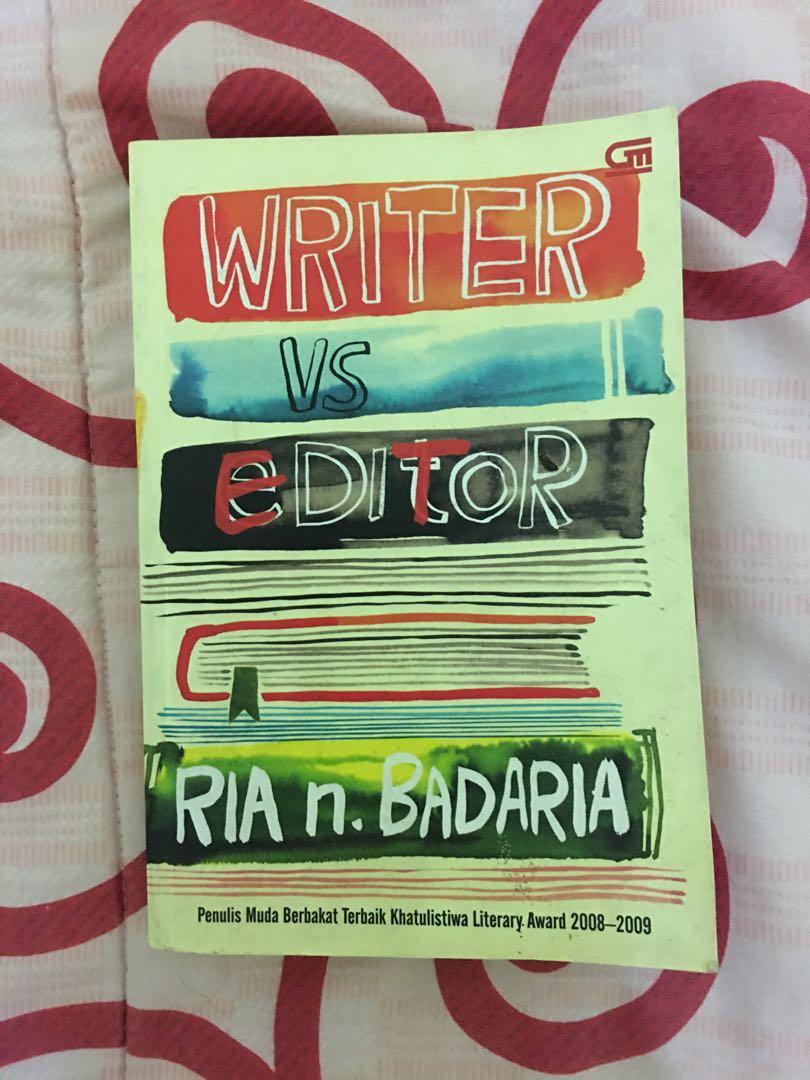 Jual Rugi Preloved Novel Judul Writer Vs Editor Buku Alat Tulis Buku Di Carousell