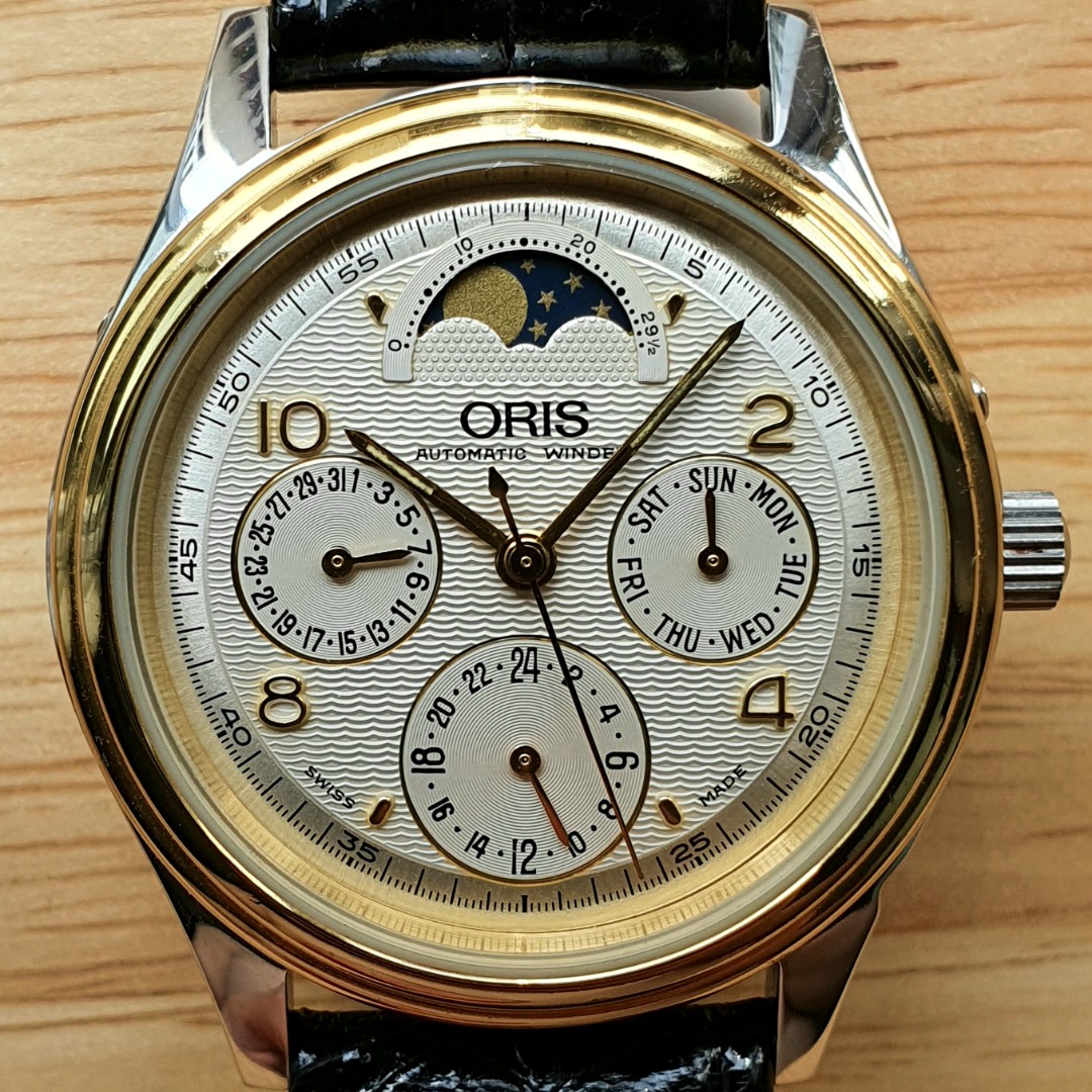 Oris calendar moonphase deals