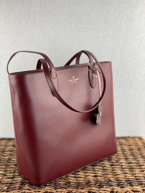 Kate spade kerri medium tote cherrywood on sale