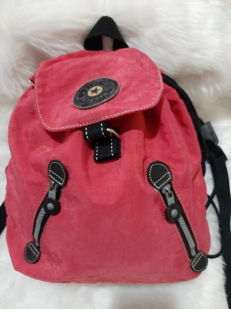 Kipling mini backpack (Category: Backpacks) located in Manila. Submitted by mudrascloset.ph (Listing ID 1011866796, Image 2). Description: Sale!! Regular price 1900 *Authentic kipling *mini backpack *multiple zippered pockets *with inner pocket *signs of usage *No major flaw approximately L13.5x H12 W5 inches.