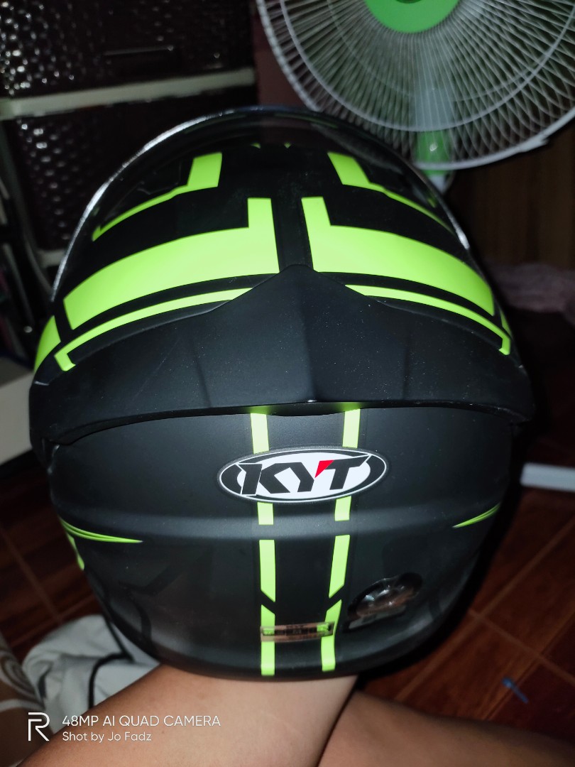 KYT HALF FACE HELMET DUAL VISOR, Motorbikes, Motorbike Parts