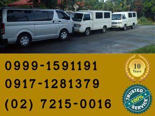 L300 FB Vans for Rent Aluminum Vans Hiace Urvan Innova Adventure