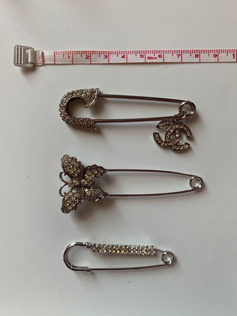 jeweled safety pins