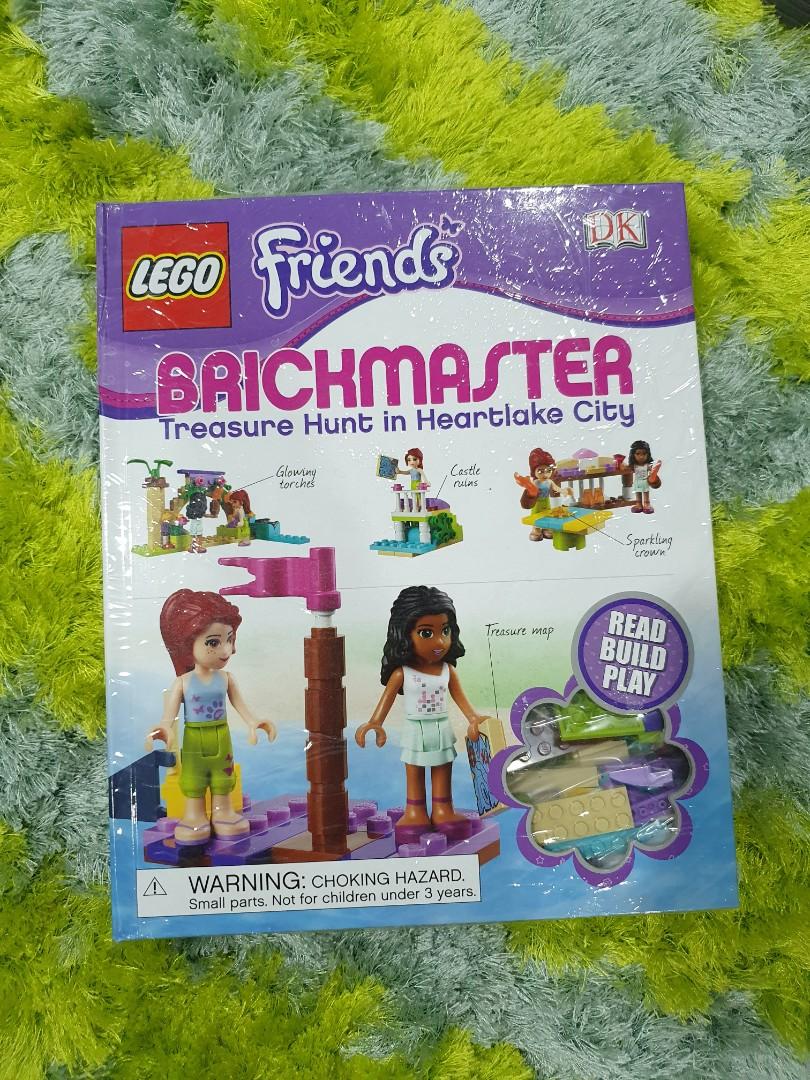 Lego Friends Brickmaster Treasure Hunt in Heartlake City Hardcover Book DuitNow