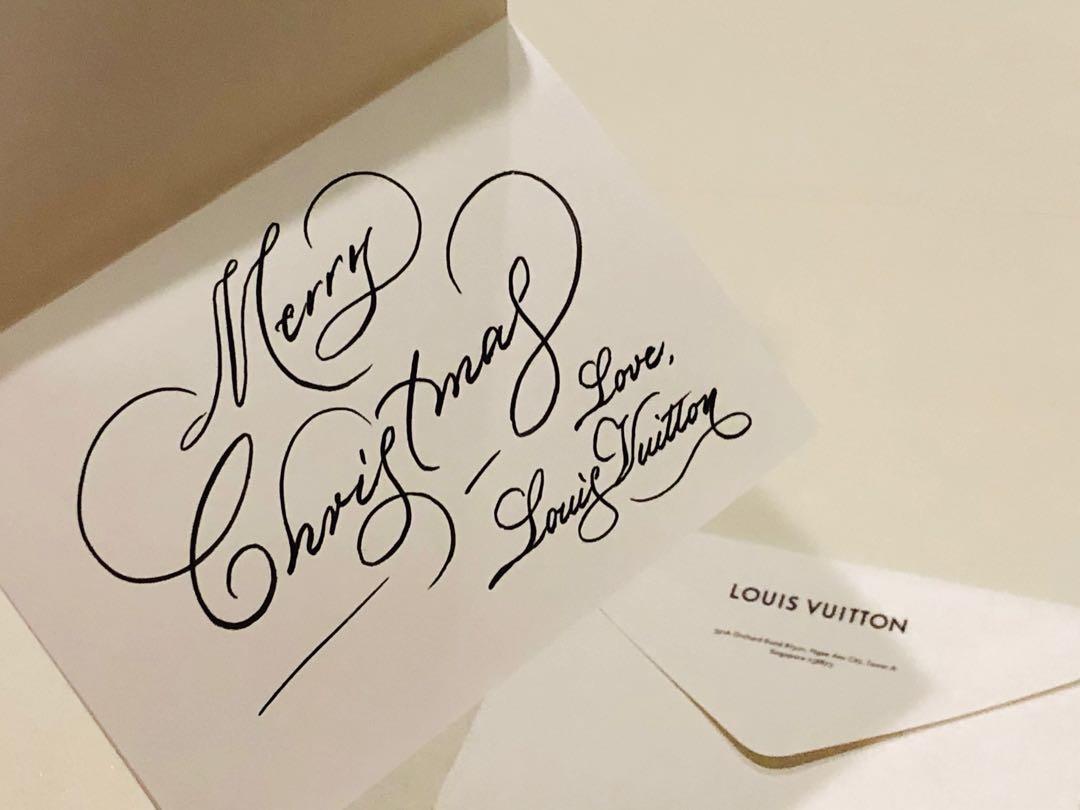 Louis Vuitton Christmas Card  Cards handmade, Christmas cards