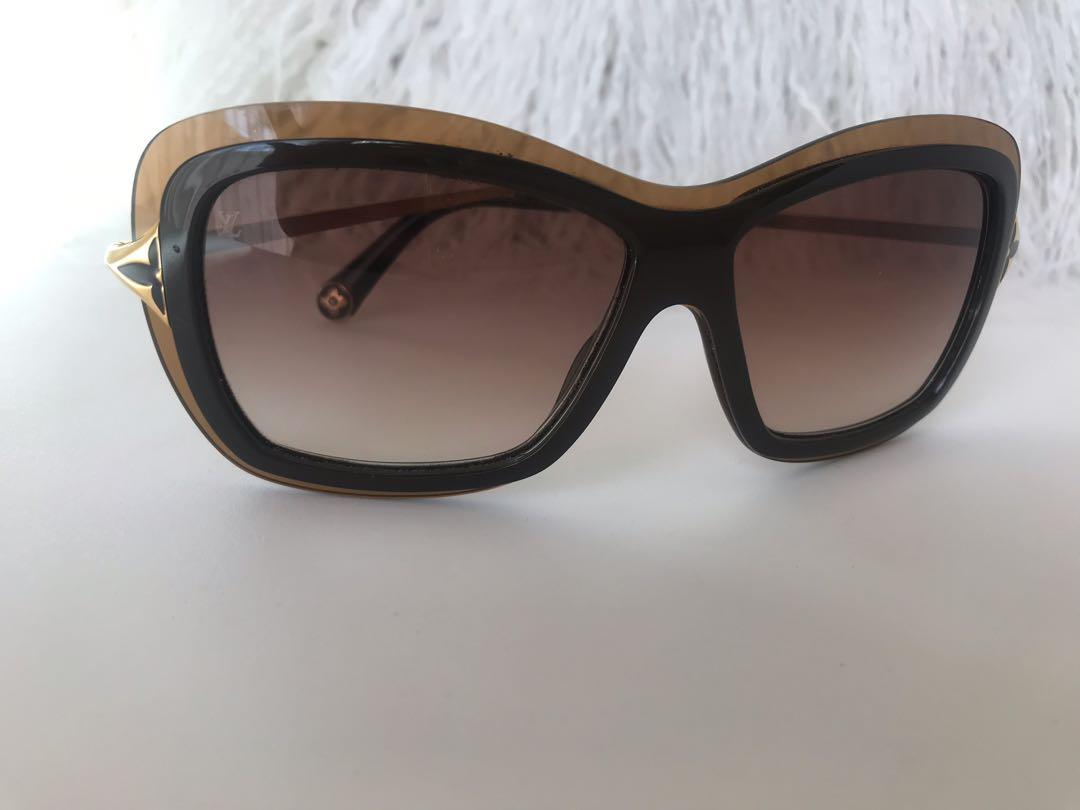 Louis Vuitton Brown/ Brown Gradient Z0323W Poppy Square Sunglasses Louis  Vuitton