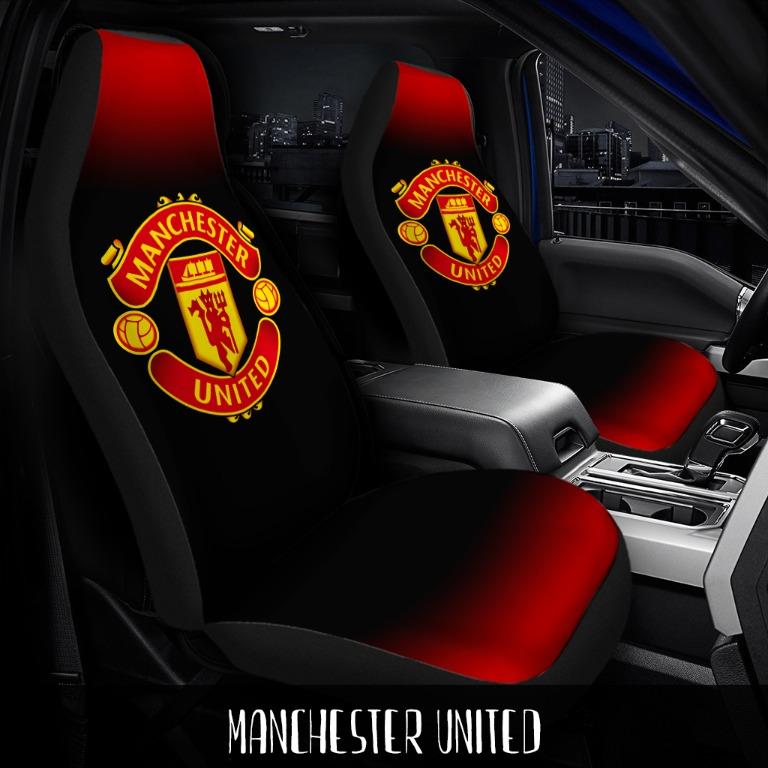 Manchester United Car Headrest Cover 2pcs » Natna Shop - Fashion