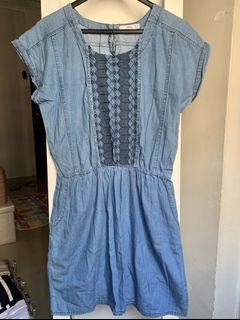 Mango Soft Denim Dress