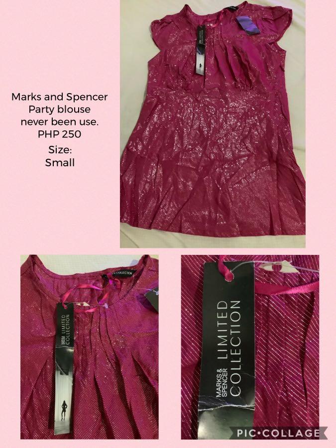 marks and spencer party tops