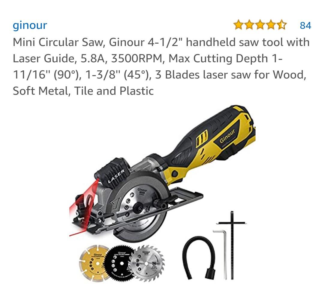 Mini Circular Saw Hobbies Toys Stationery Craft Craft Supplies Tools on Carousell