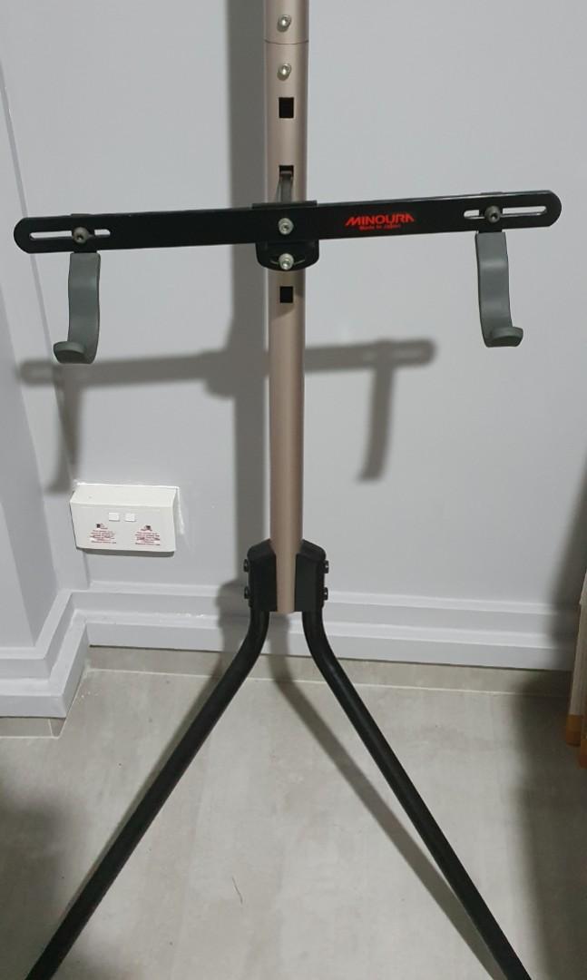 Minoura gravity bicycle stand Sports Equipment Bicycles Parts Parts Accessories on Carousell