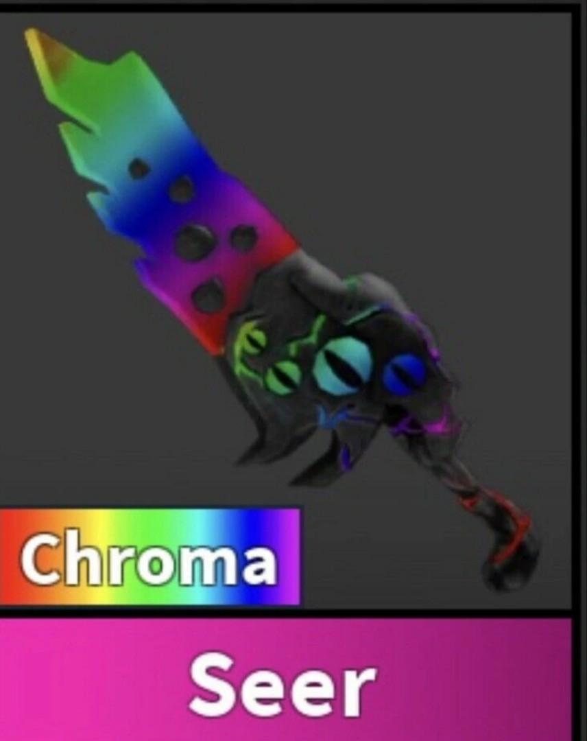 Roblox Mm2 Chroma Seer Video Gaming Video Games On Carousell - roblox mm2 chroma seer