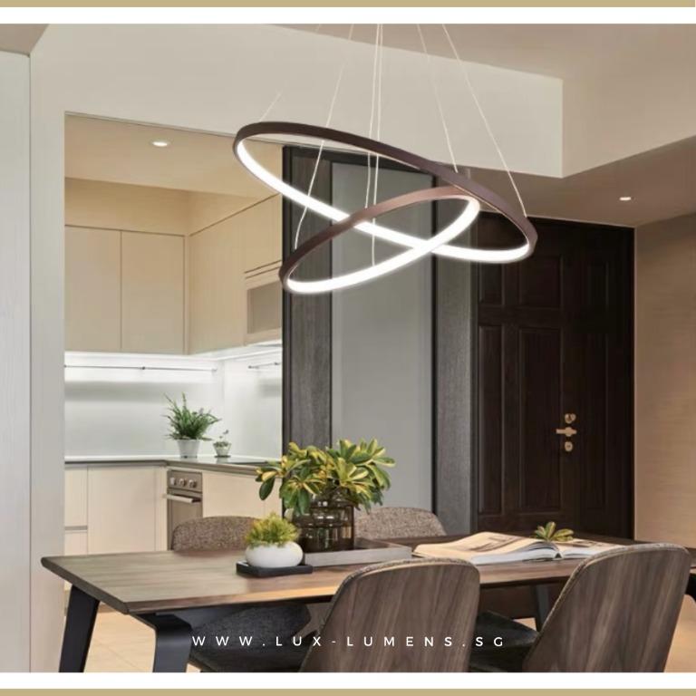 Modern Contemporary Halo Pendant Light Furniture Home Decor