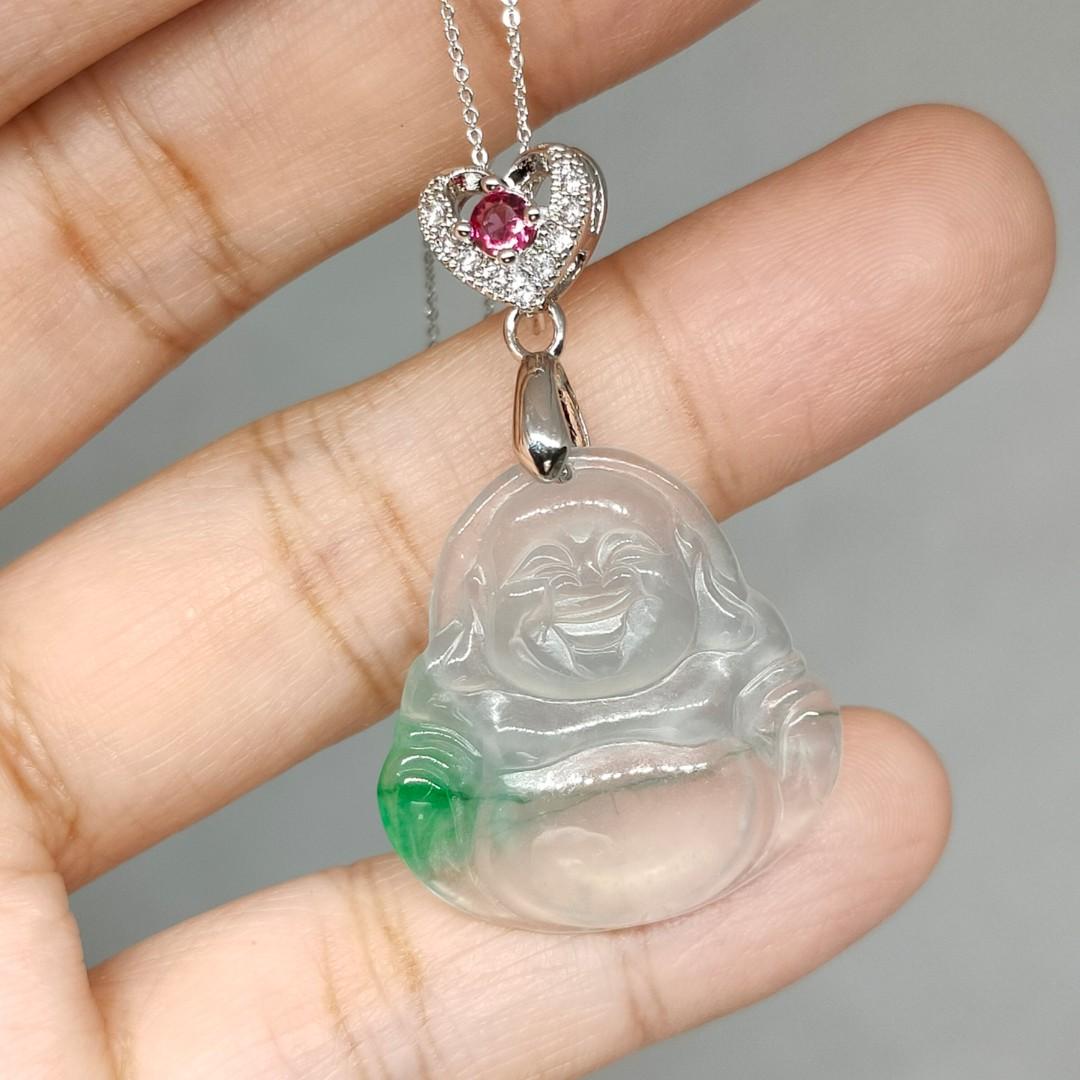 Jadeite clearance buddha pendant