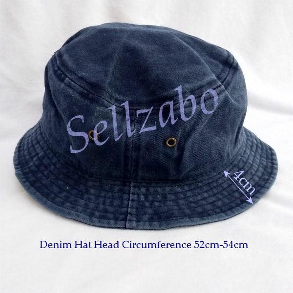 New 1 Pc Smart Casual Denim Hat Vintage Blue Colour Casual