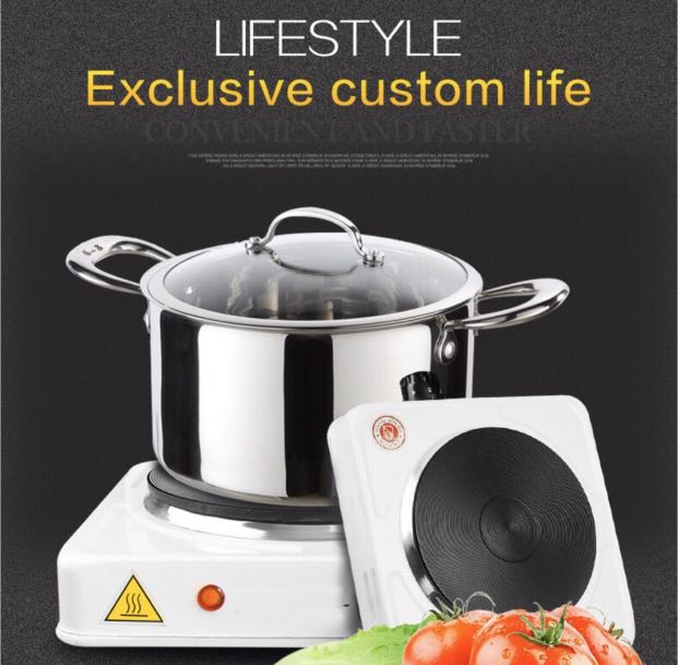 New Electric Stove Cooking 1000W Hot Plate Cookware(Like Gas Stove