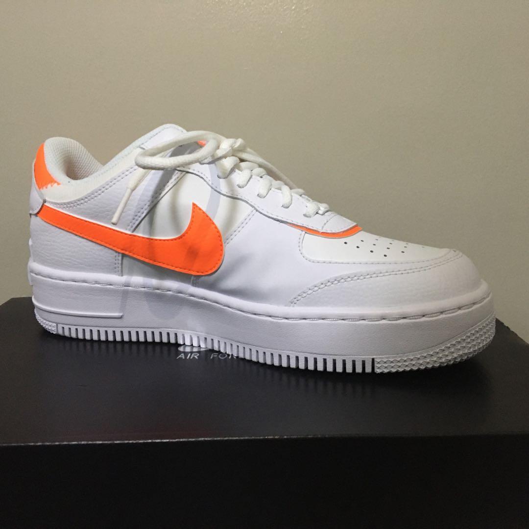 Nike air force 1 shadow white total orange (w) online