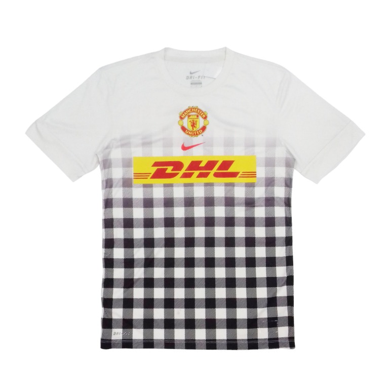 Nike Dri Fit Manchester United DHL Jersey T Shirt Size M Men s