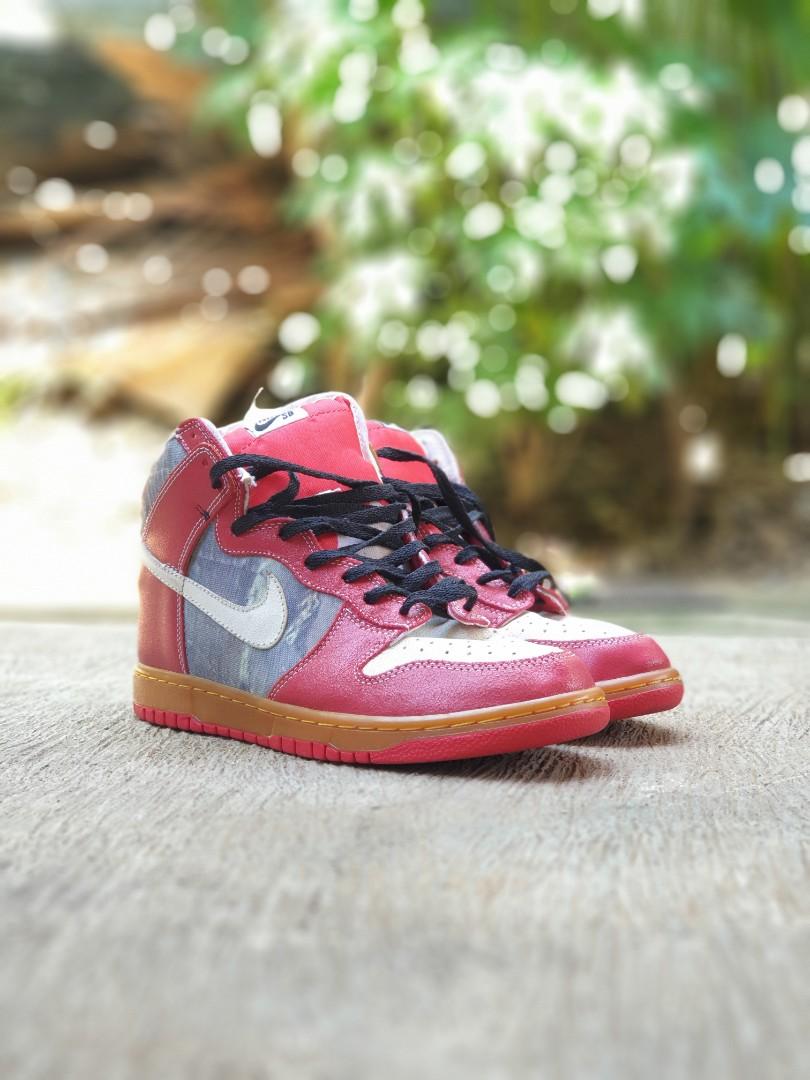 Nike SB Dunk High Shoe Goo 2008 Fesyen Pria Sepatu Sneakers di Carousell