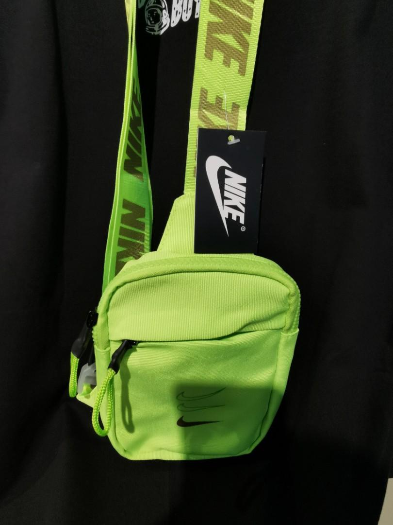 lime green nike crossbody bag