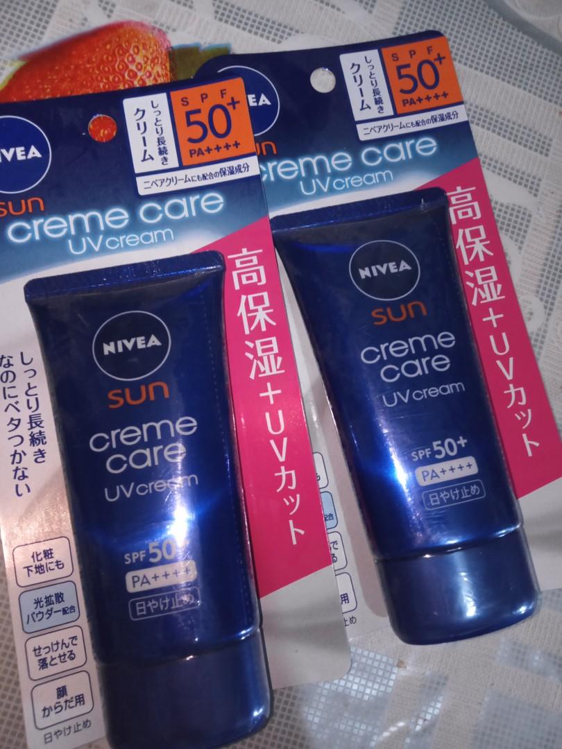 Nivea sun creme uv cream spf 50, Beauty & Personal Care, Face, Face Care on Carousell