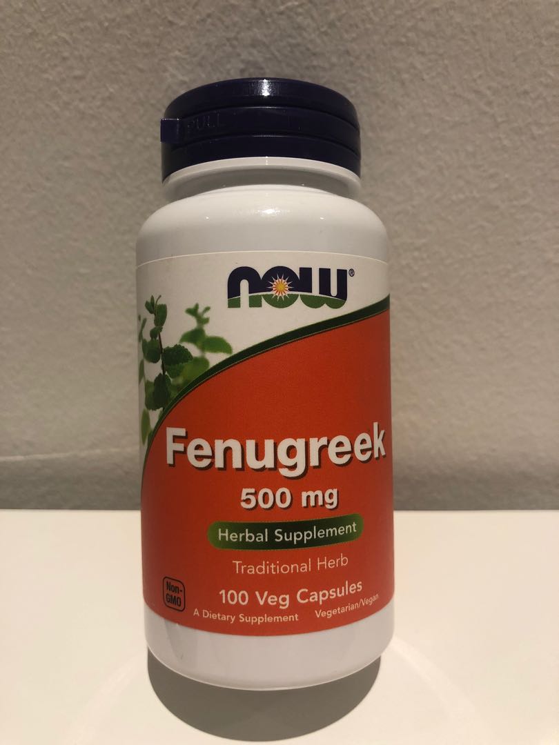 Now Fenugreek 500 mg 100 Capsules Breastfeeding Supplement, Babies & Kids, Nursing & Feeding
