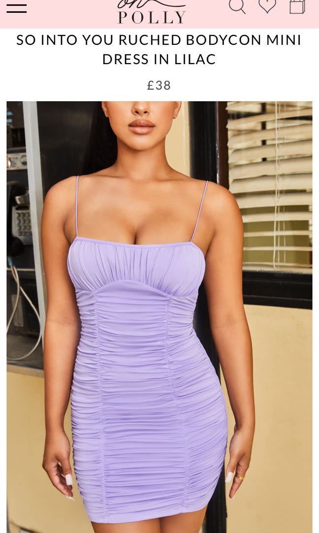 oh polly purple dress