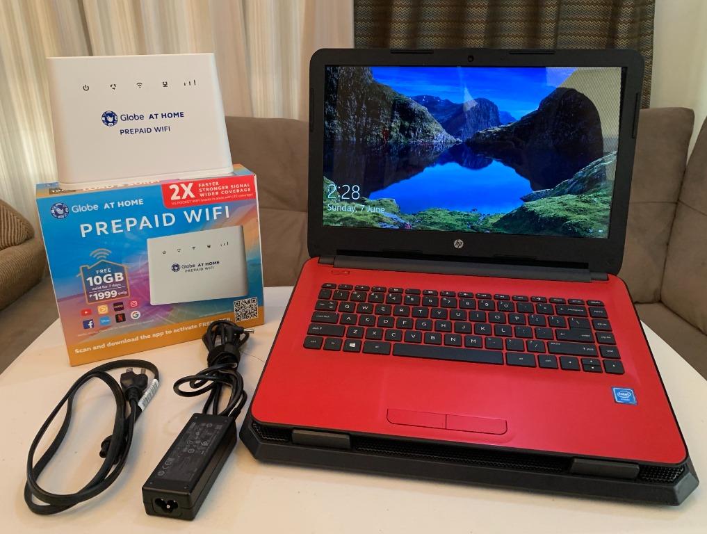 Online Work Shool Bundle Hp Laptop Prepaid Wifi For Sale Electronics Computers Laptops On Carousell
