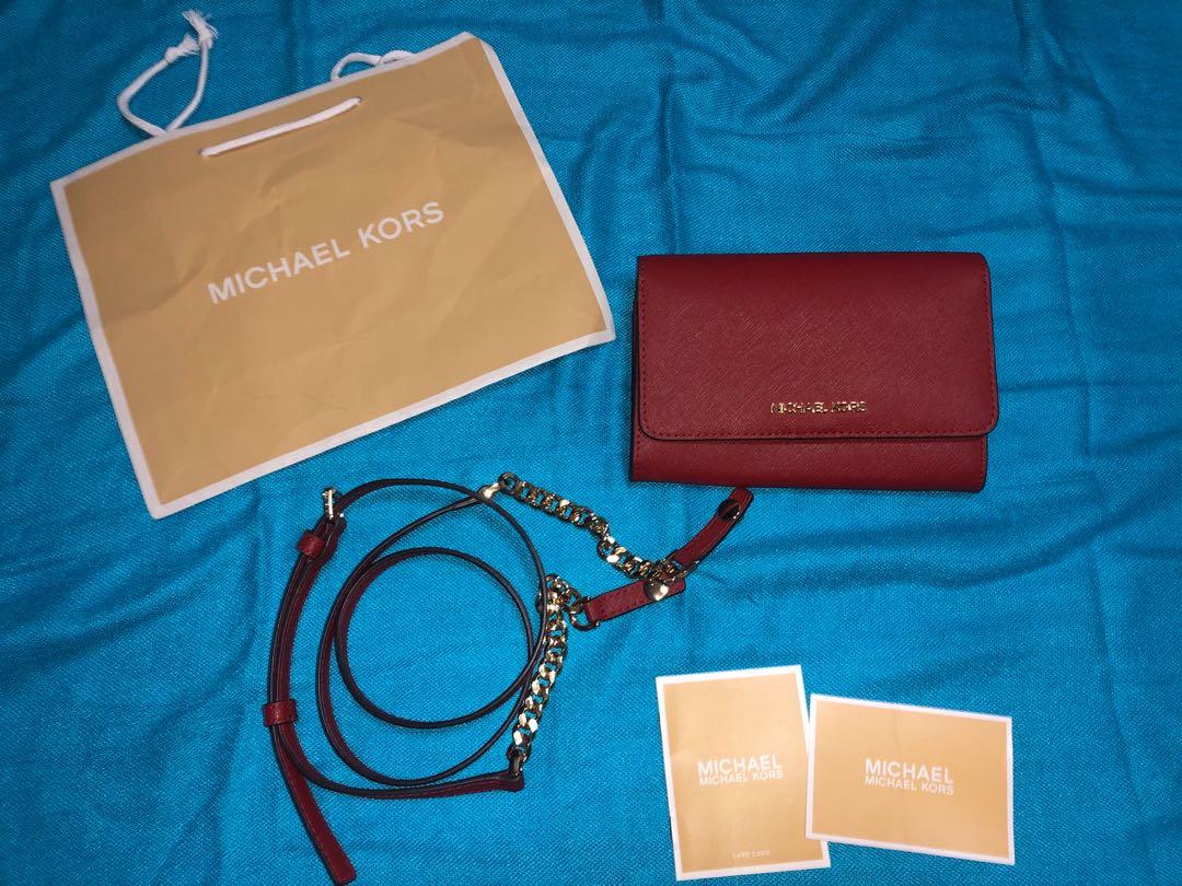 💯 authentic Michael kors MK sling bag, Women's Fashion, Bags & Wallets,  Purses & Pouches on Carousell