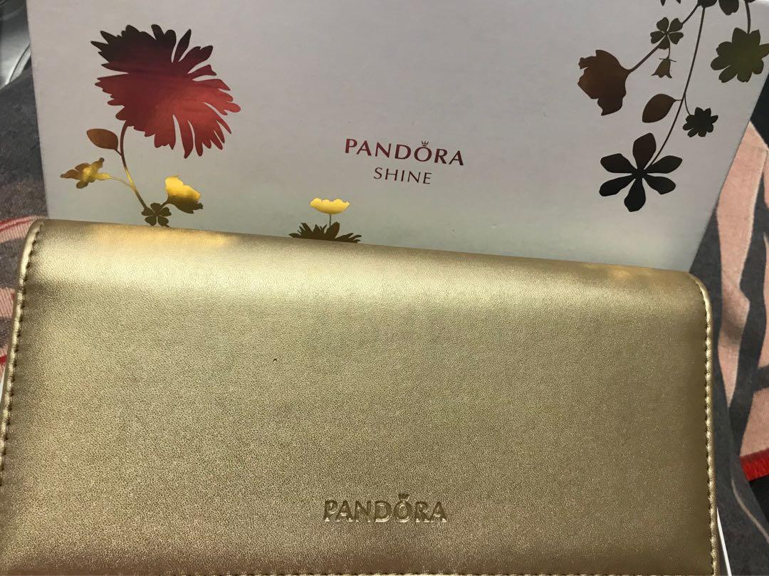 Pandora gold deals clutch bag