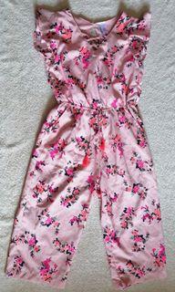 Pink floral Jumpsuit