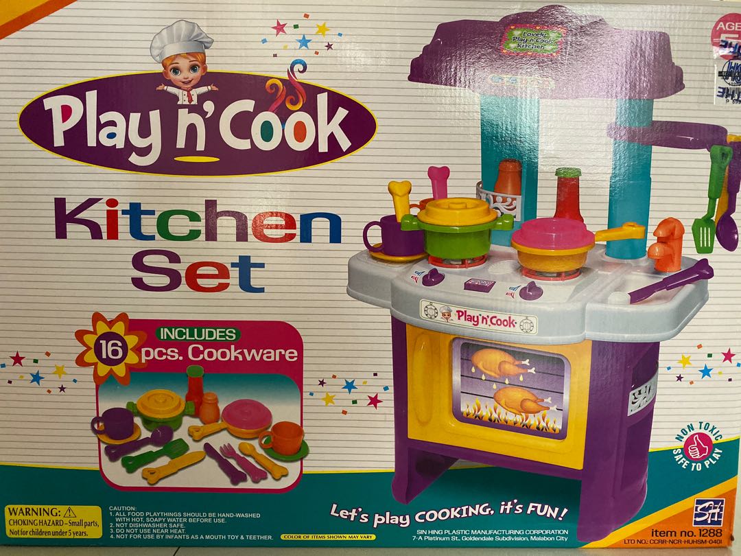 toy kitchen set