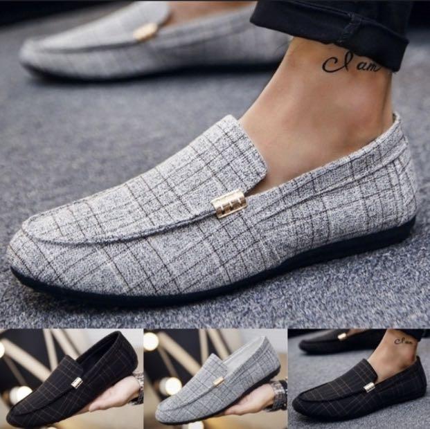 Po)Men Loafer shoe (Black/Grey) $49.90 