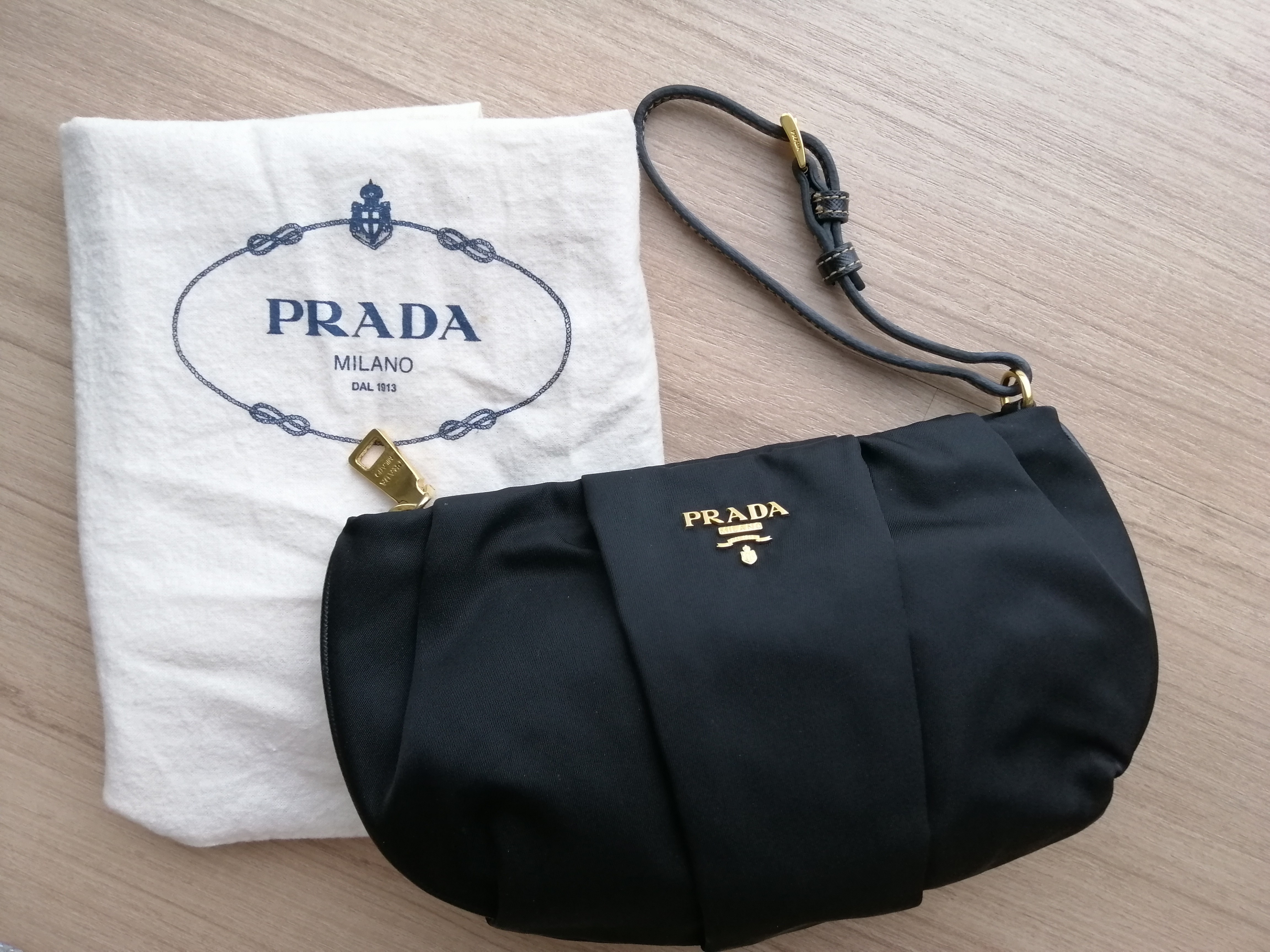prada nylon clutch