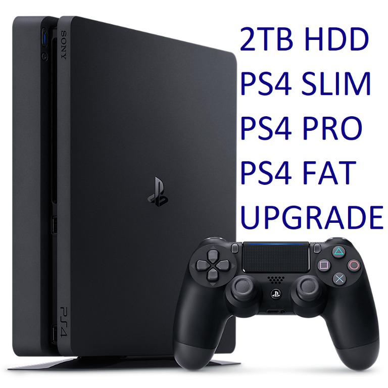 Ps4 2tb Hdd Upgrade Hard Disk Drive For Playstation 4 Fat Slim Pro Video Gaming Gaming Accessories Controllers On Carousell
