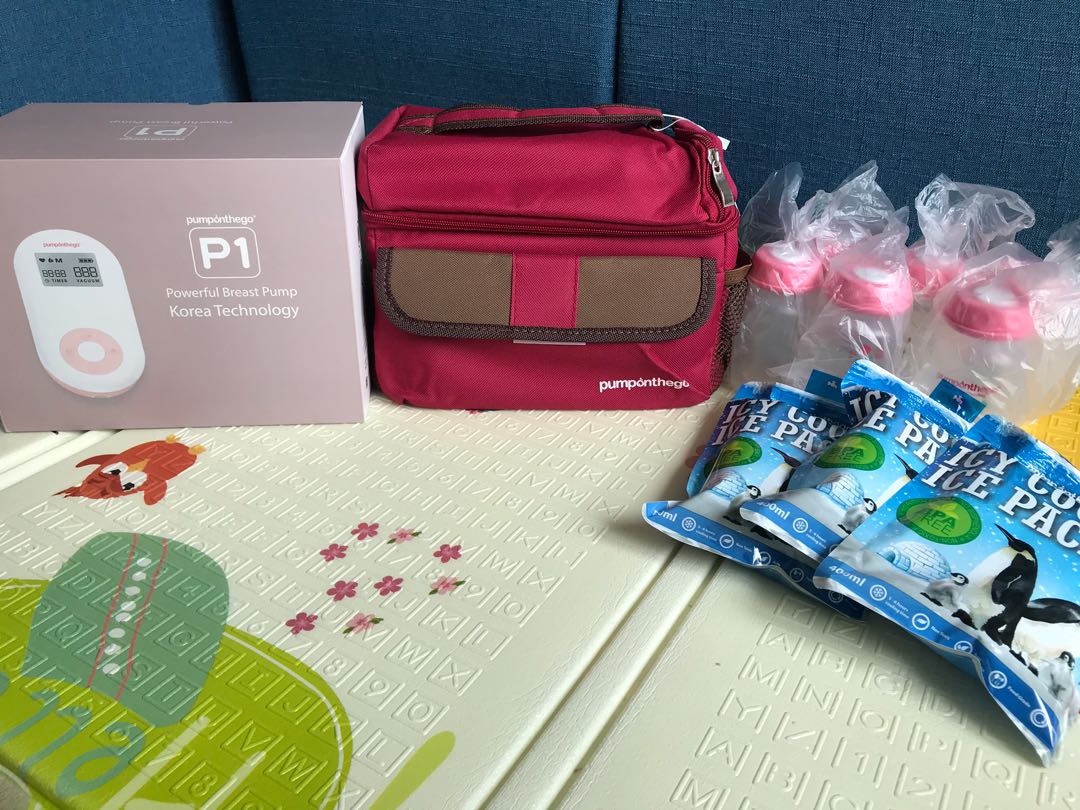Pump On The Go P1 Rechargeable Breast Pump Babies Kids Nursing Feeding On Carousell