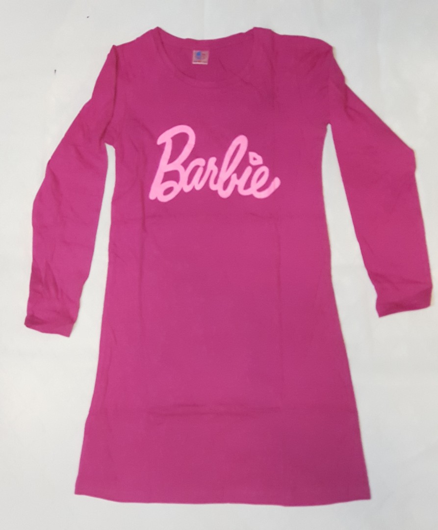 DFC BA-07 (Kids Fashion) Original Barbie Iron-On Patches Fesyen Kanak-kanak  Sulam Tampal Comel Pakaian Jenama Barbie