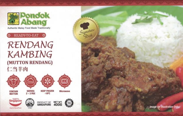 Ready To Eat Rendang Kambing Frozen Food Drinks Instant Food On Carousell