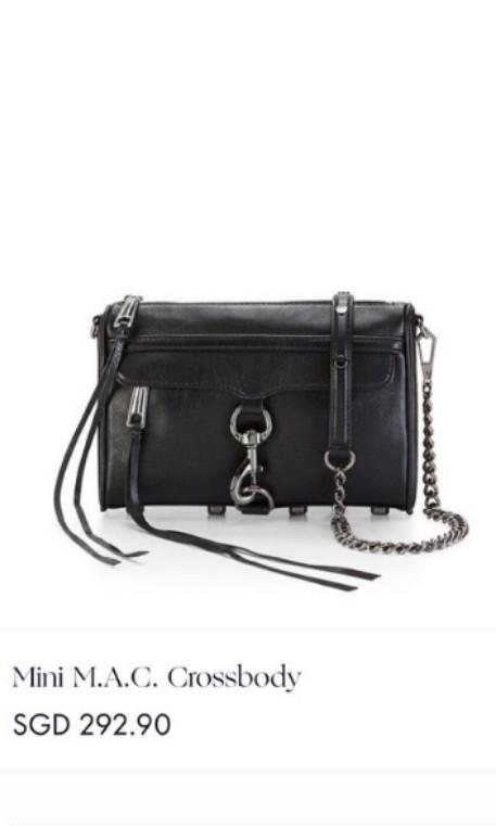 Rebecca minkoff hotsell mini mac crossbody