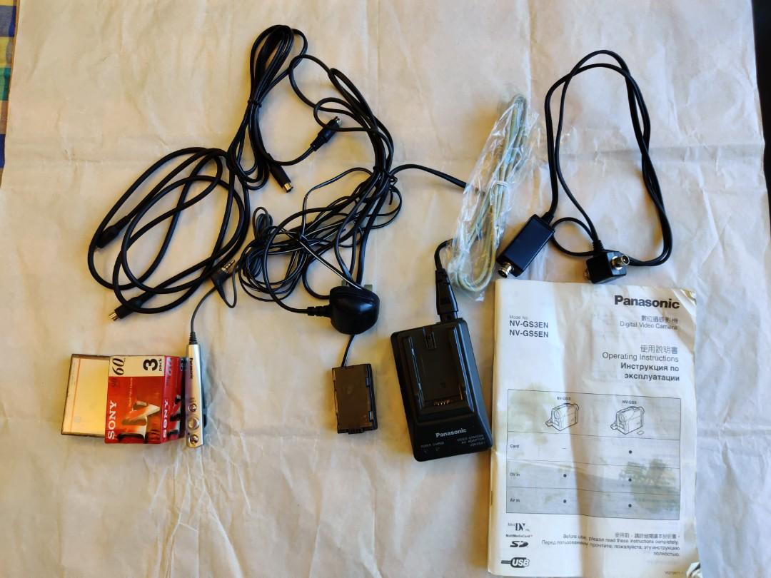 Retro Panasonic NVGS5 Mini DV Video Camera, Photography, Video Cameras