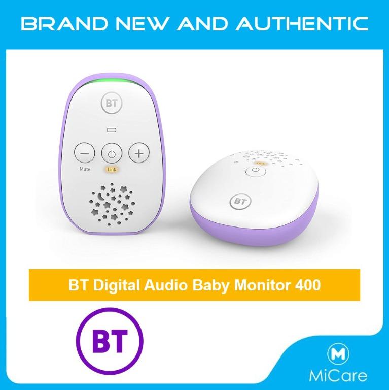 bt digital audio baby monitor 400