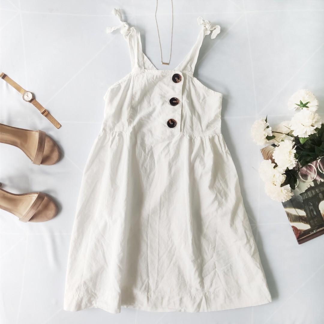 SHEIN White Summer Mini Dress, Women's ...