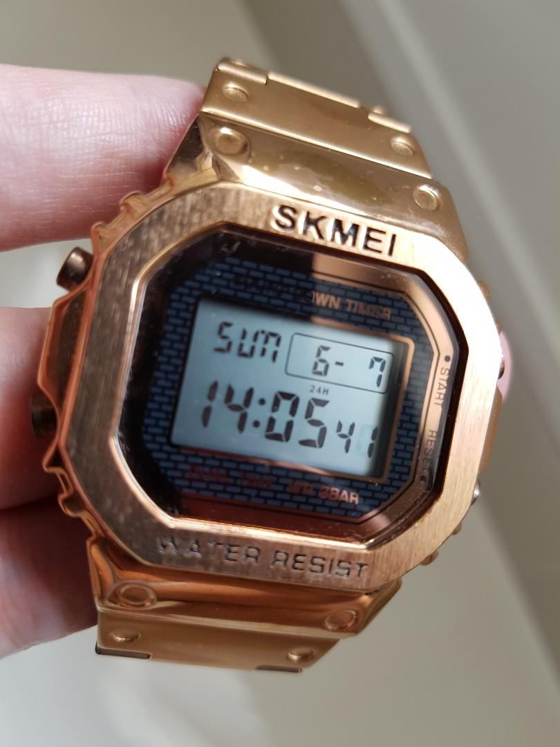 Skmei 1456 sales gold