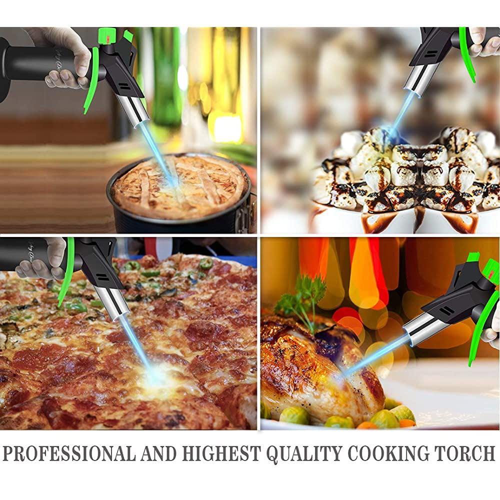 Spicy Dew Blow Torch Creme Brulee Torch Refillable Professional