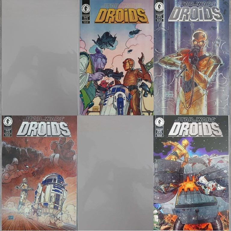 Star Wars Droids 3rd Series 2 3 4 6 Partial Set Dark