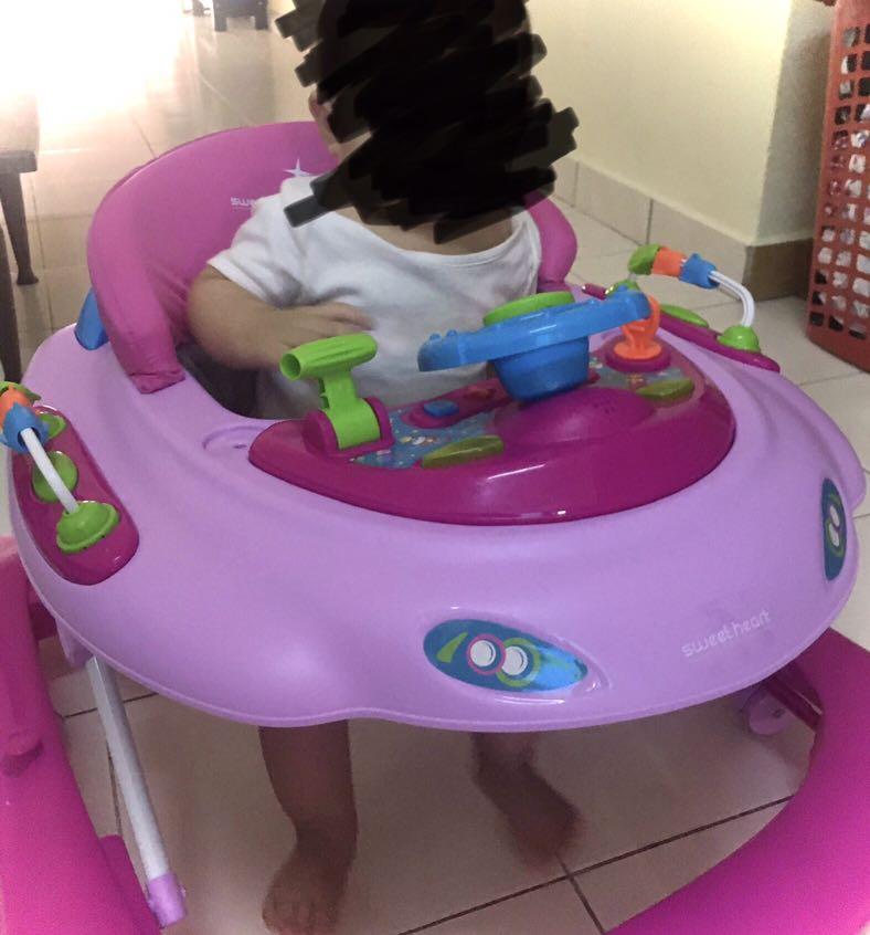 sweet heart paris baby walker