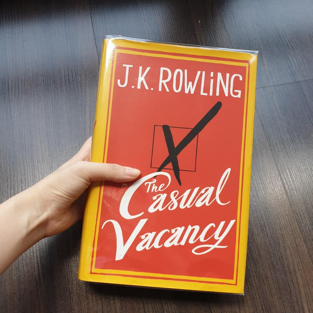 The Casual Vacancy J K Rowling Books Stationery Fiction On