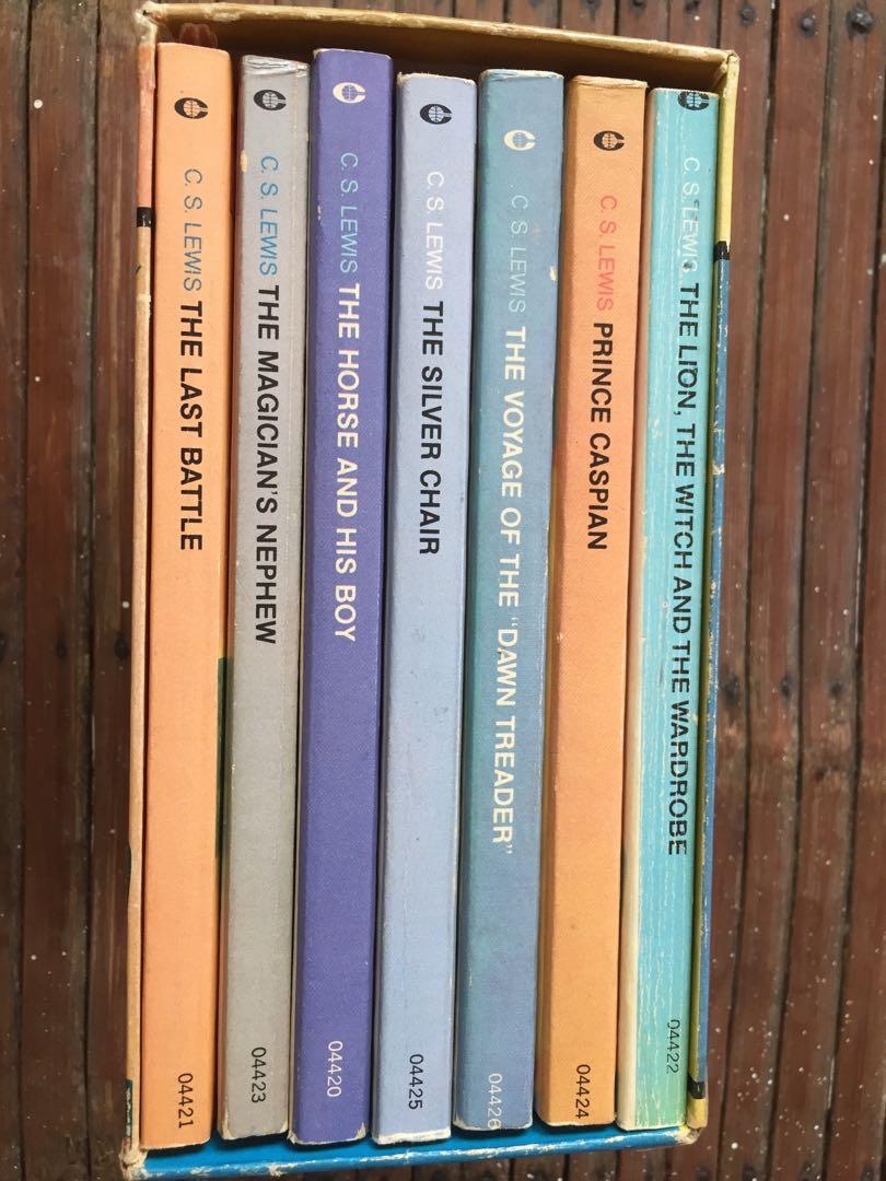 The Chronicles of Narnia Boxed Set (Category: Storybooks) located in Quezon City. Submitted by eleyn27 (Listing ID 1011959217, Image 2). Description: The Chronicles of Narnia by CS Lewis Boxed Set #1-7 Good condition .